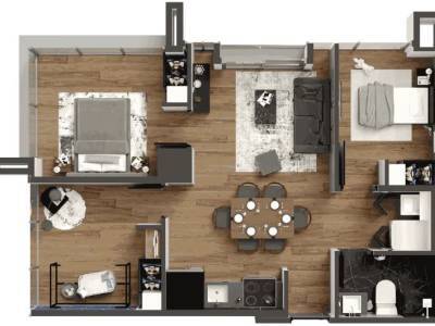 Apartamento nuevo en Venta en Villa Mariscal zona 11