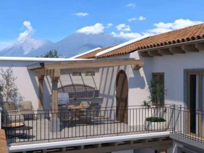 En venta casa en Antigua Guatemala en condominio